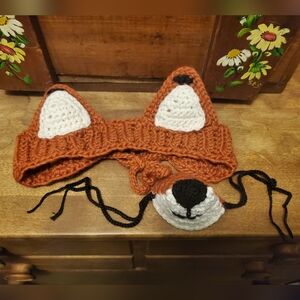 🐸$2🐸Hand Crochet Fox Set